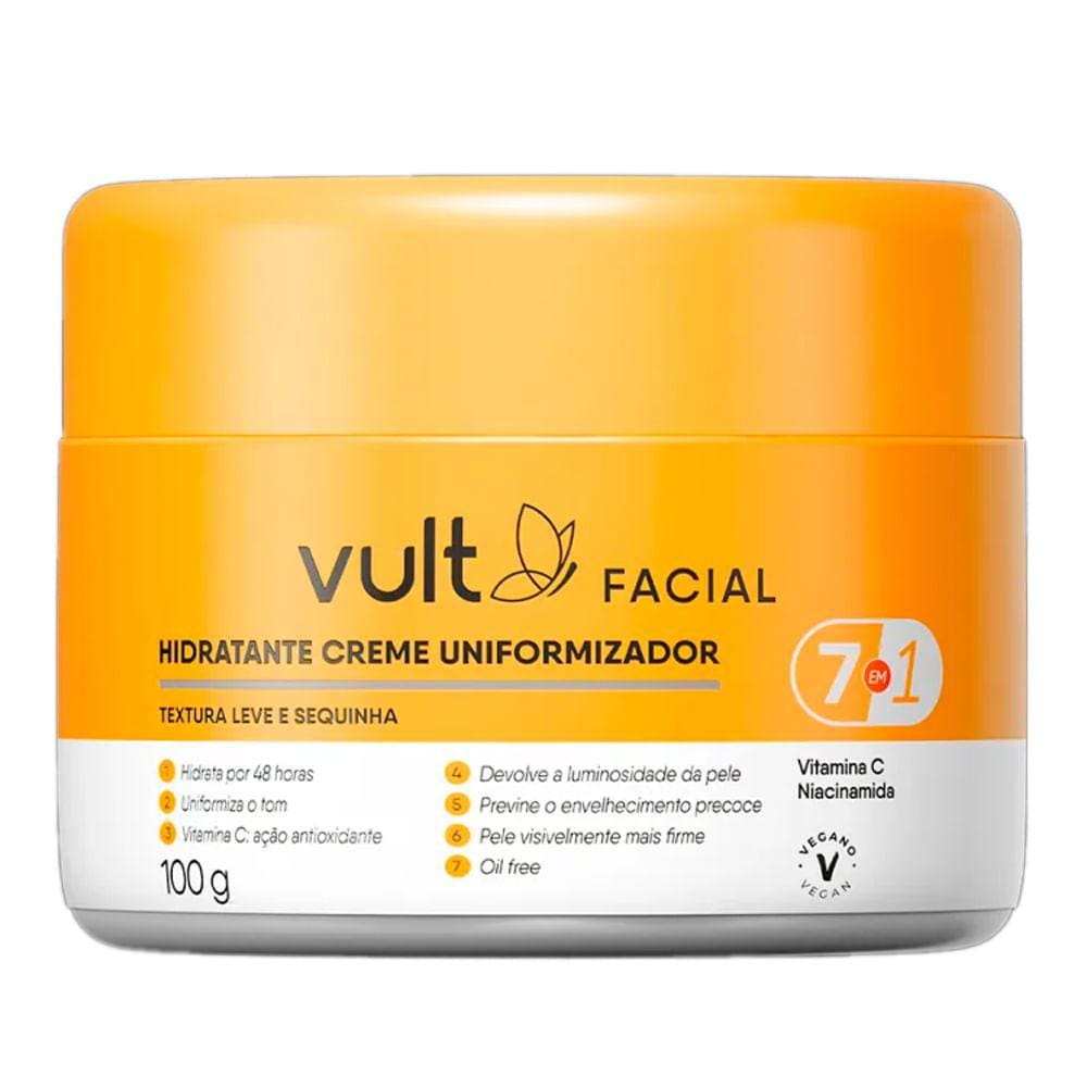 Creme Hidratante Facial Vult Uniformizador 100g