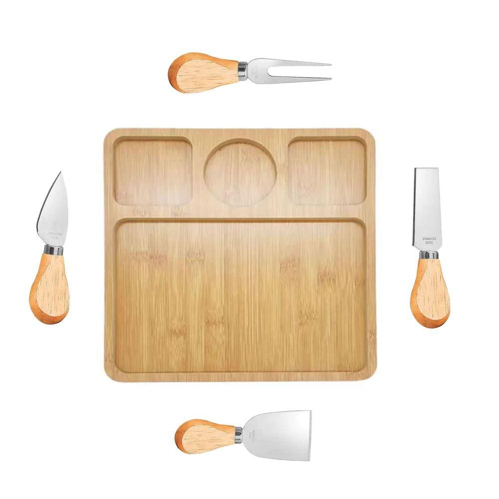 Kit Petisqueira Tábua de frios petiscos 5pçs petiscos queijo