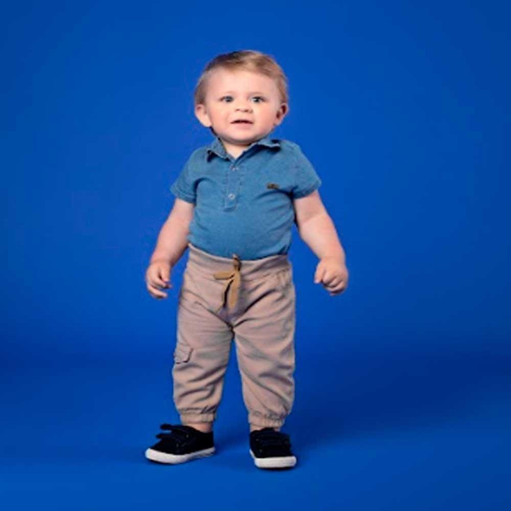 Calça Sarja Infantil Masculina Jeito De Criança Ref: 5401 P/Gg