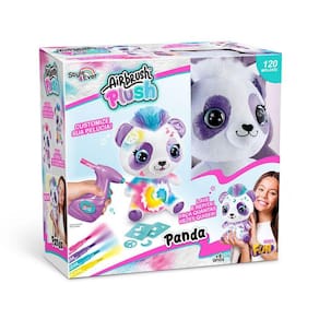 Pelucia -  Airbrush Plush - Panda Para Pintar - Style 4 Ever - F0115-4 BARAO