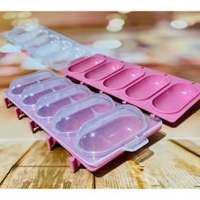 Kit 2 Chocalhos Para Confeitos Para Brigadeiro E Docinho Blue Star Cor Rosa Doce Gourmet