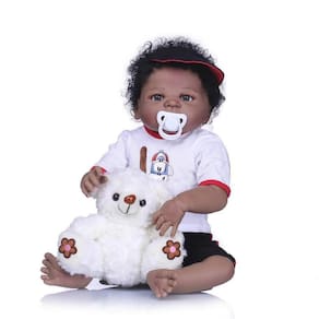 Bebe Reborn Menino 100% Silicone 57 Cm - Gael em Promoção na