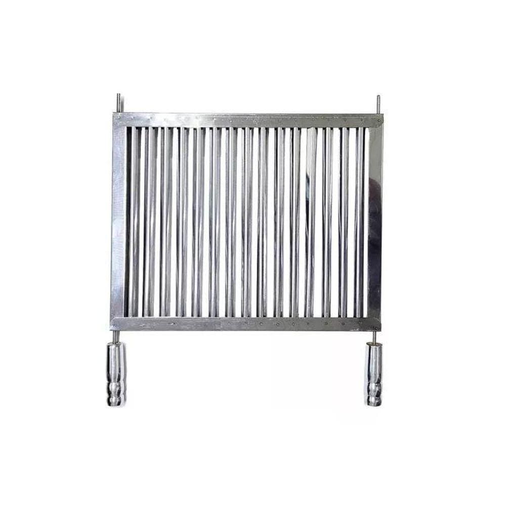 Grelha Uruguaia Inox Parrilla Churrasco 40X40