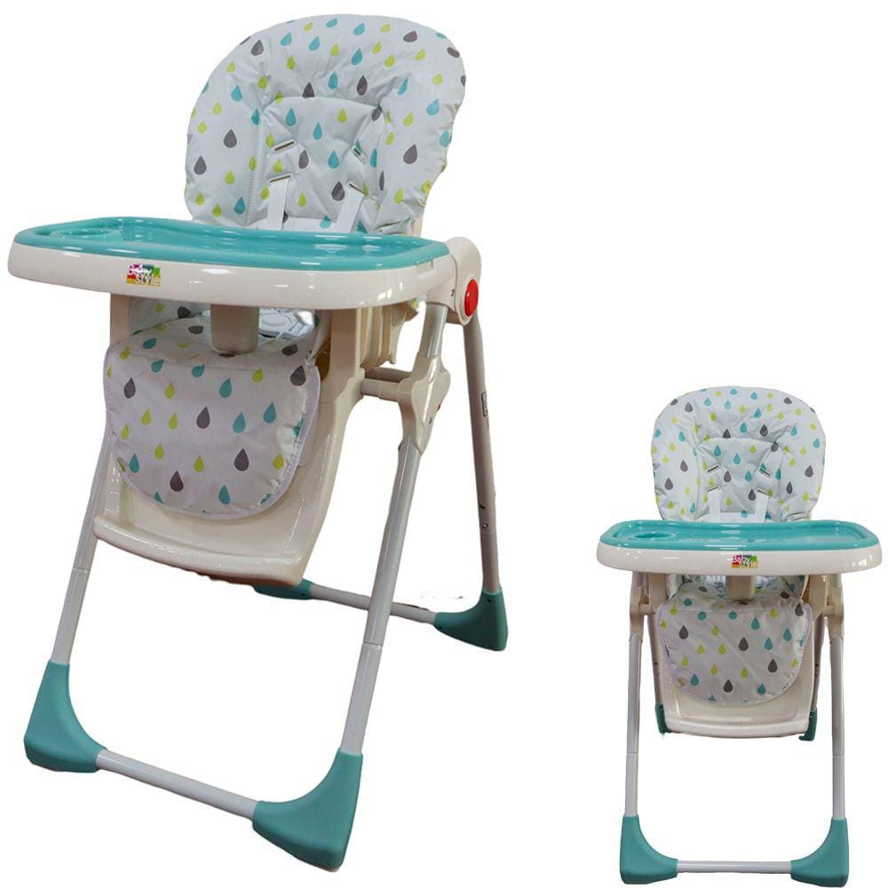 Cadeirão de Alimentação Bebê Cadeira Refeição Conforto Segurança Impactus Pingos - Baby Style
