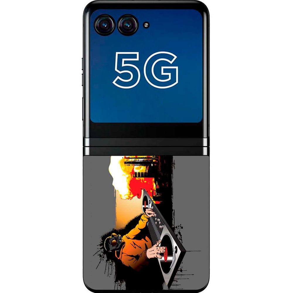 Capa Adesivo Skin264 Verso Para Motorola Razr 40 Ultra 2023