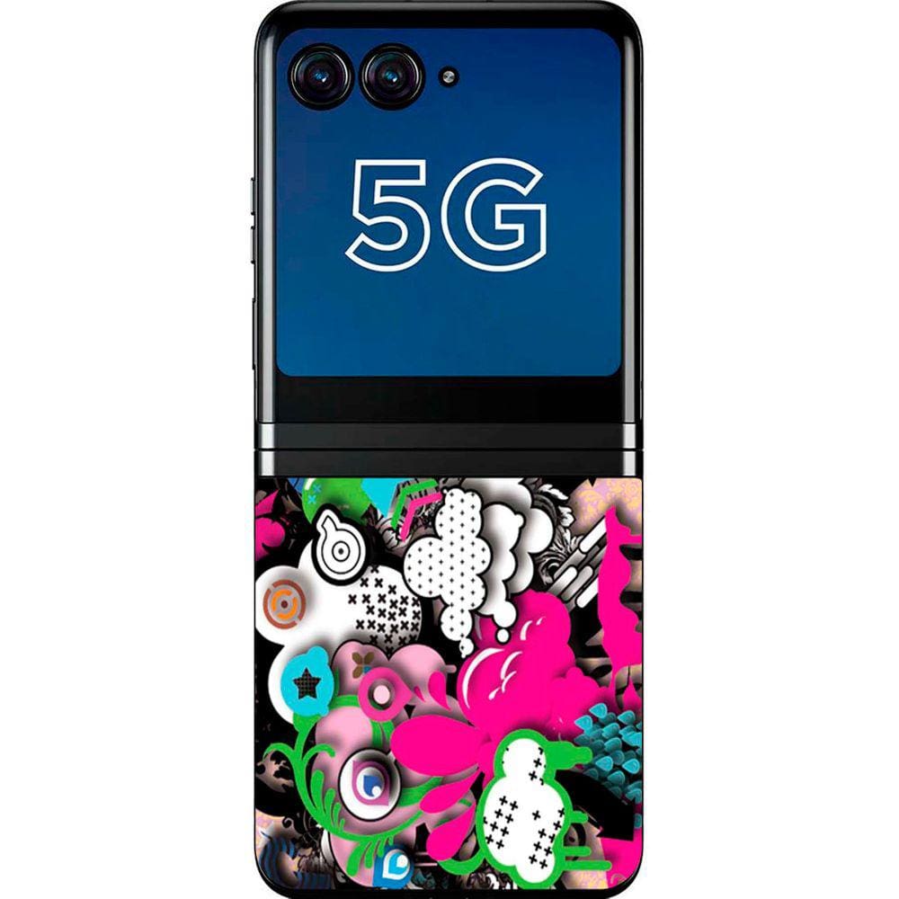 Capa Adesivo Skin104 Verso Para Motorola Razr 40 Ultra 2023