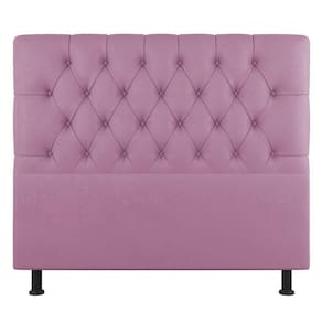 Cabeceira Cama Box Casal Nice 140cm Suede Rosa - Abmaza