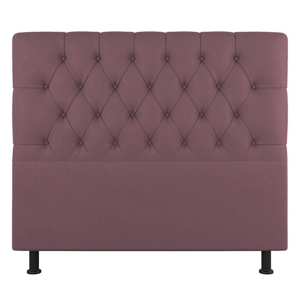 Cabeceira Cama Box Solteiro Nice 100cm Suede Rosê - Abmaza