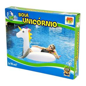 Boia Inflável Infantil Jumbo Unicórnio Grande - Dm Toys