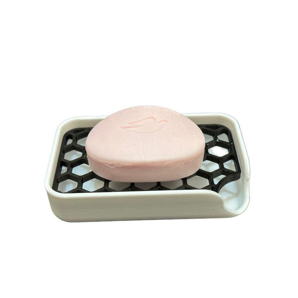 Saboneteira Com Filtro Para Sabonete Branca