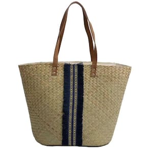Bolsa Feminina Tote Bag de Praia Textura Palha Pagani Bege