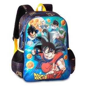 Mochila de Costas Infantil Escolar Dragon Boll Z Preta