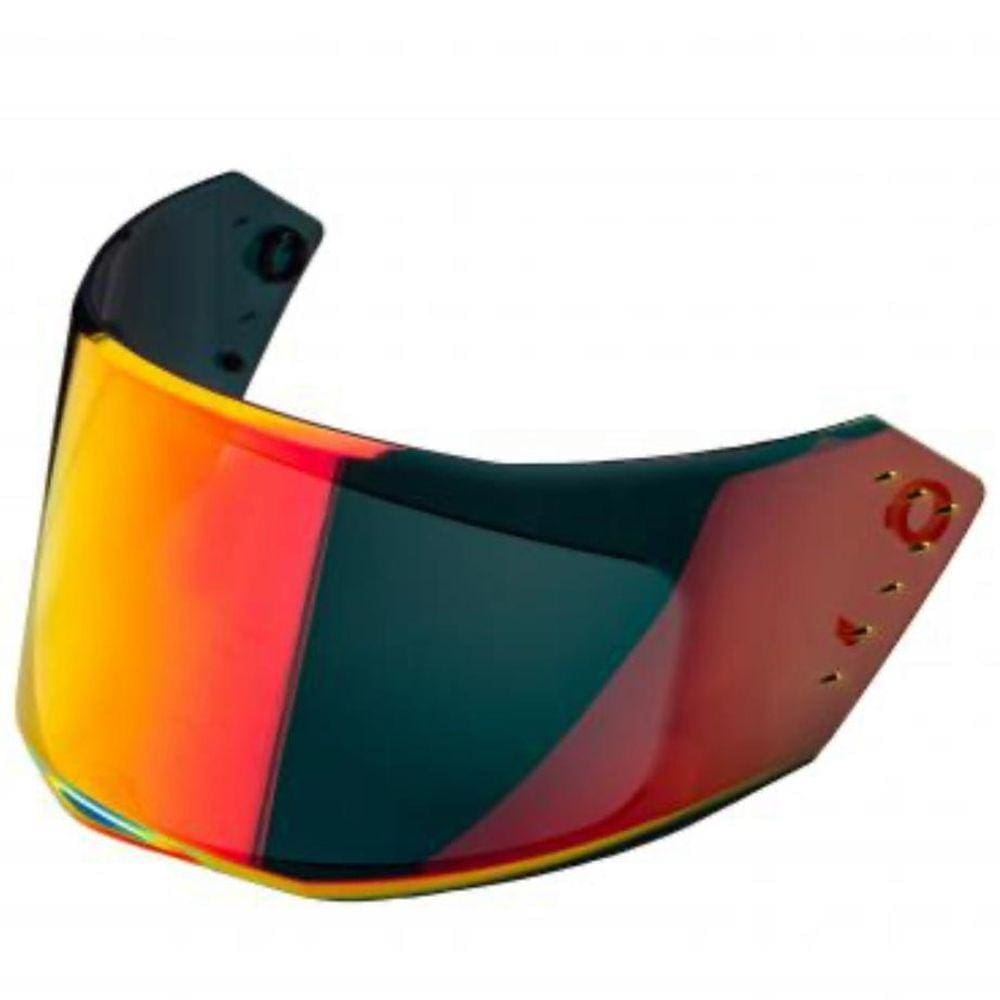 Viseira Capacete Bieffe B-12 B12 Vermelho Light Clara