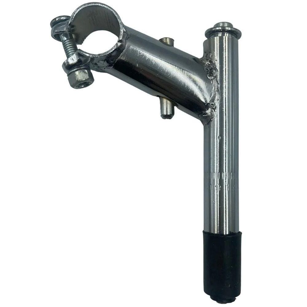 Suporte Guidão 21,1mm Bicicleta Cromado