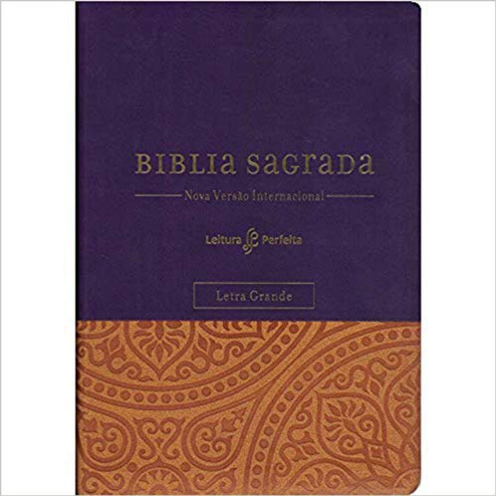 Bíblia Sagrada - Letra Grande - Capa Roxa