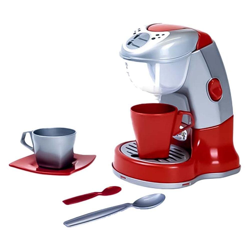 Cafeteira Expresso Infantil Sem Pilha 5 Acessórios BPA Free Maral