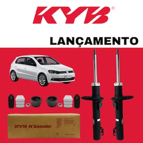 Kit Batente + Par Amortecedor Dianteiro Gol G5 G6 G7 2009 A 2022 Kayaba Linha Klassic