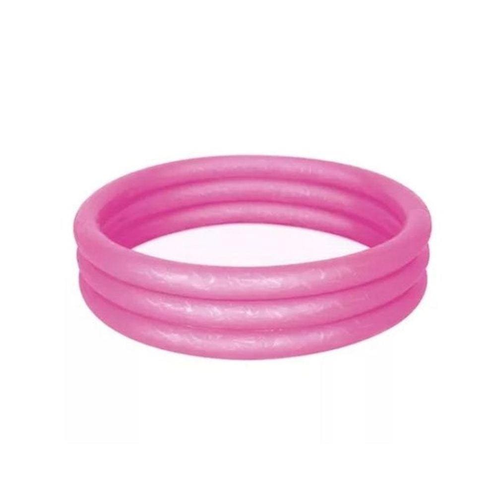 Banheira Inflavel 130L MOR 001782 Rosa