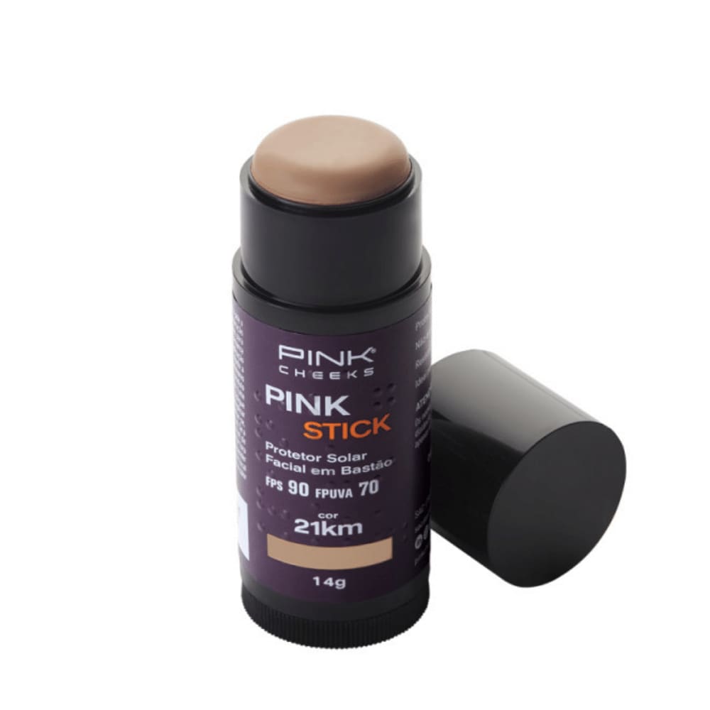 Pinkcheeks Pink Stick Protetor Facial Em Bastao Fps90 21Km 14g