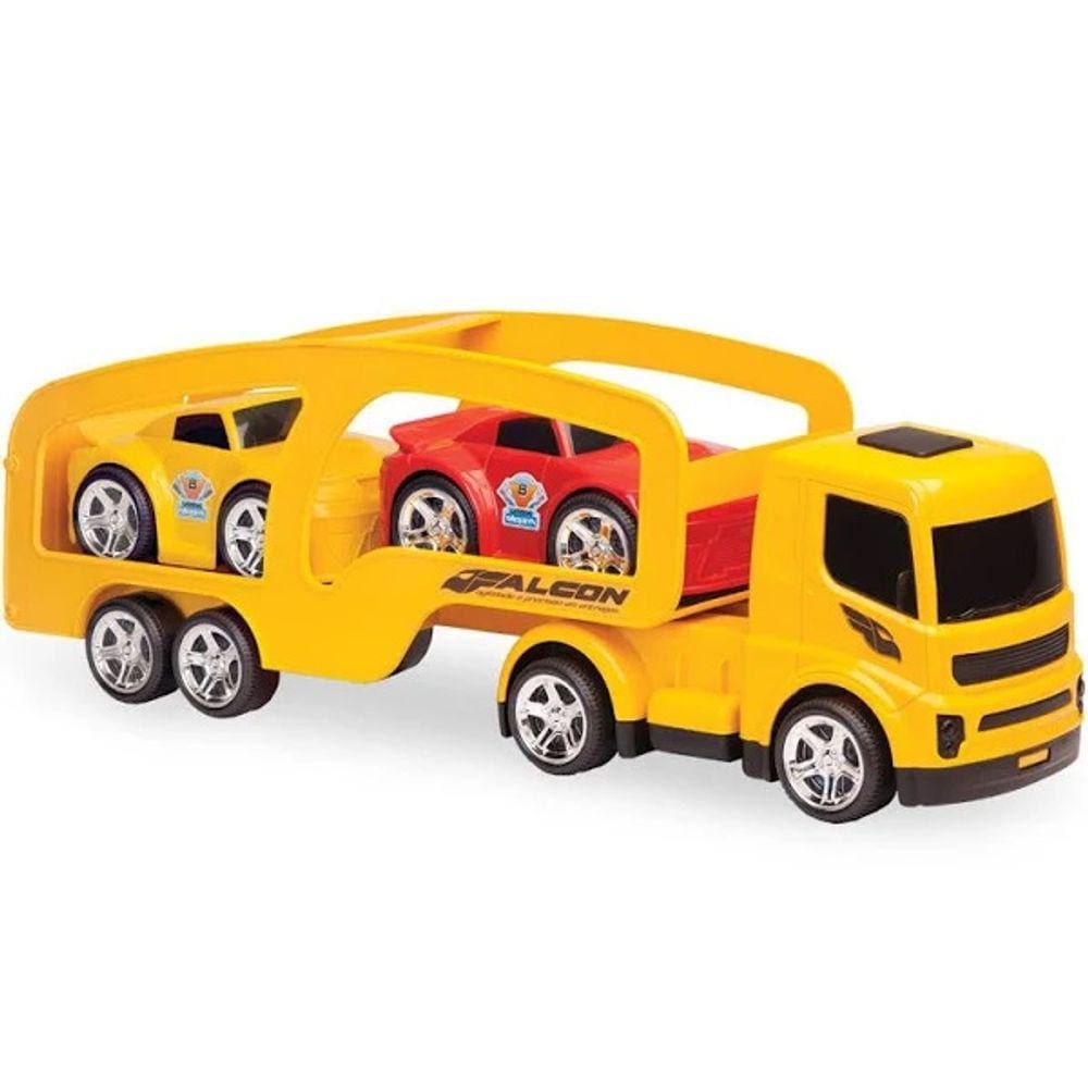 Caminhao Cegonheira Falcon Amarelo Usual 163