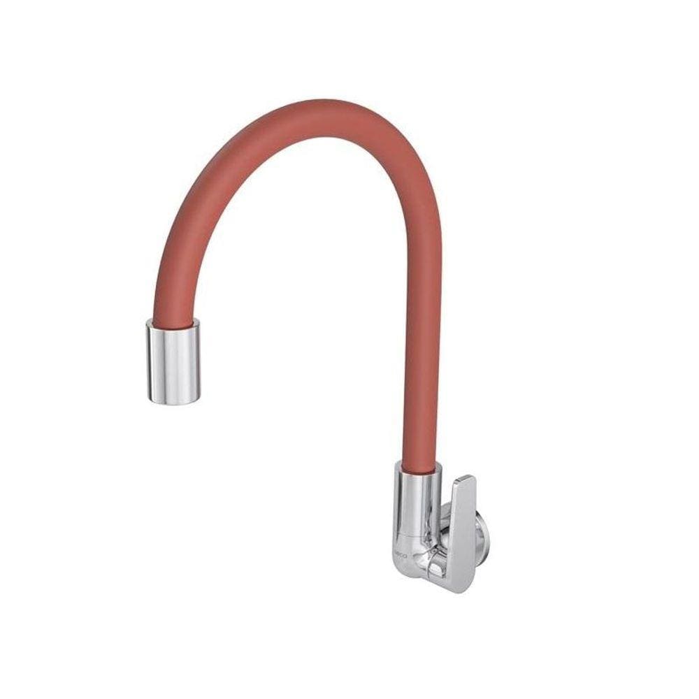 Torneira de parede para cozinha Deca Motion Cromado e Terracota 1168.C23.TC
