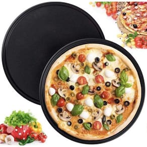 Forma Para Pizza Assadeira Carbono Antiaderente 36cm