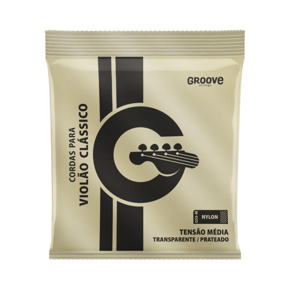 Encordoamento Violão Groove GS5-M Tensão Média Cristal - Nylon