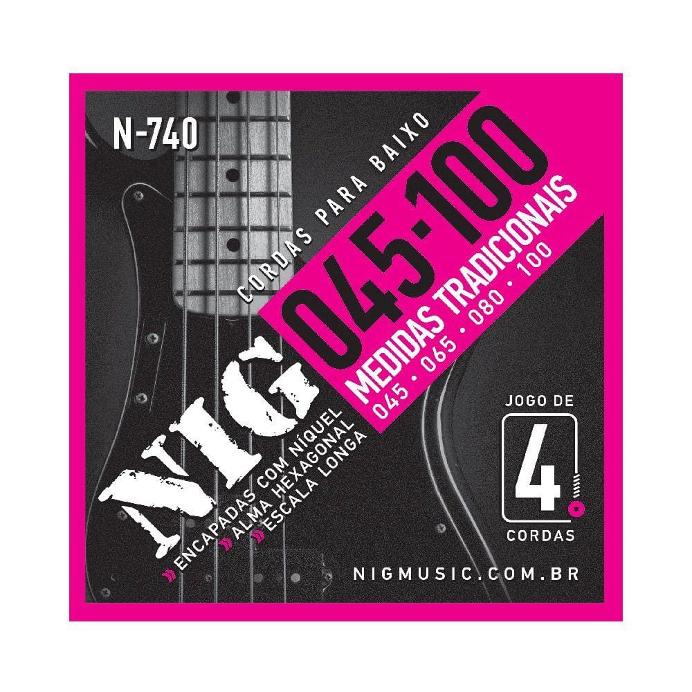 Encordoamento Baixo NIG 0.45 N-740 - 4 Cordas