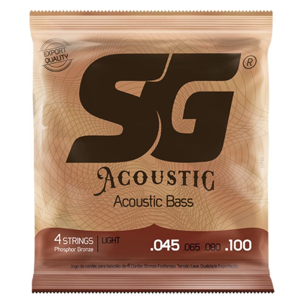 Encordoamento Baixolão SG 0.45 Fósforo Bronze 4 Cordas - 6700