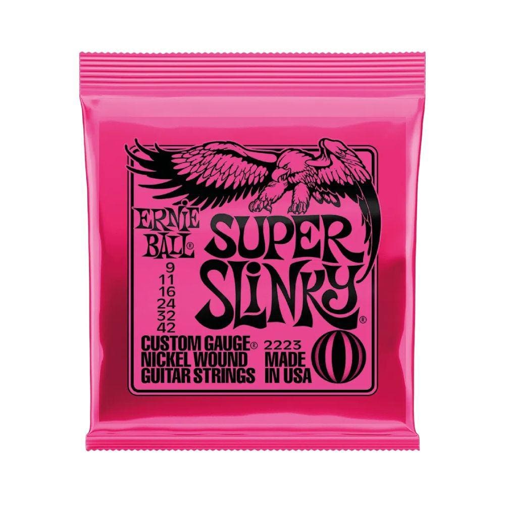 Encordoamento Guitarra Ernie Ball 0.09 Super Slinky P02223 - 12858