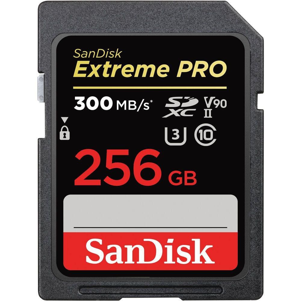 Cartão SDXC SanDisk Extreme PRO 256GB - 300MB/s