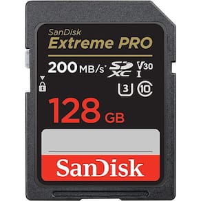 Cartão SDXC SanDisk Extreme PRO 128GB - 200MB/s