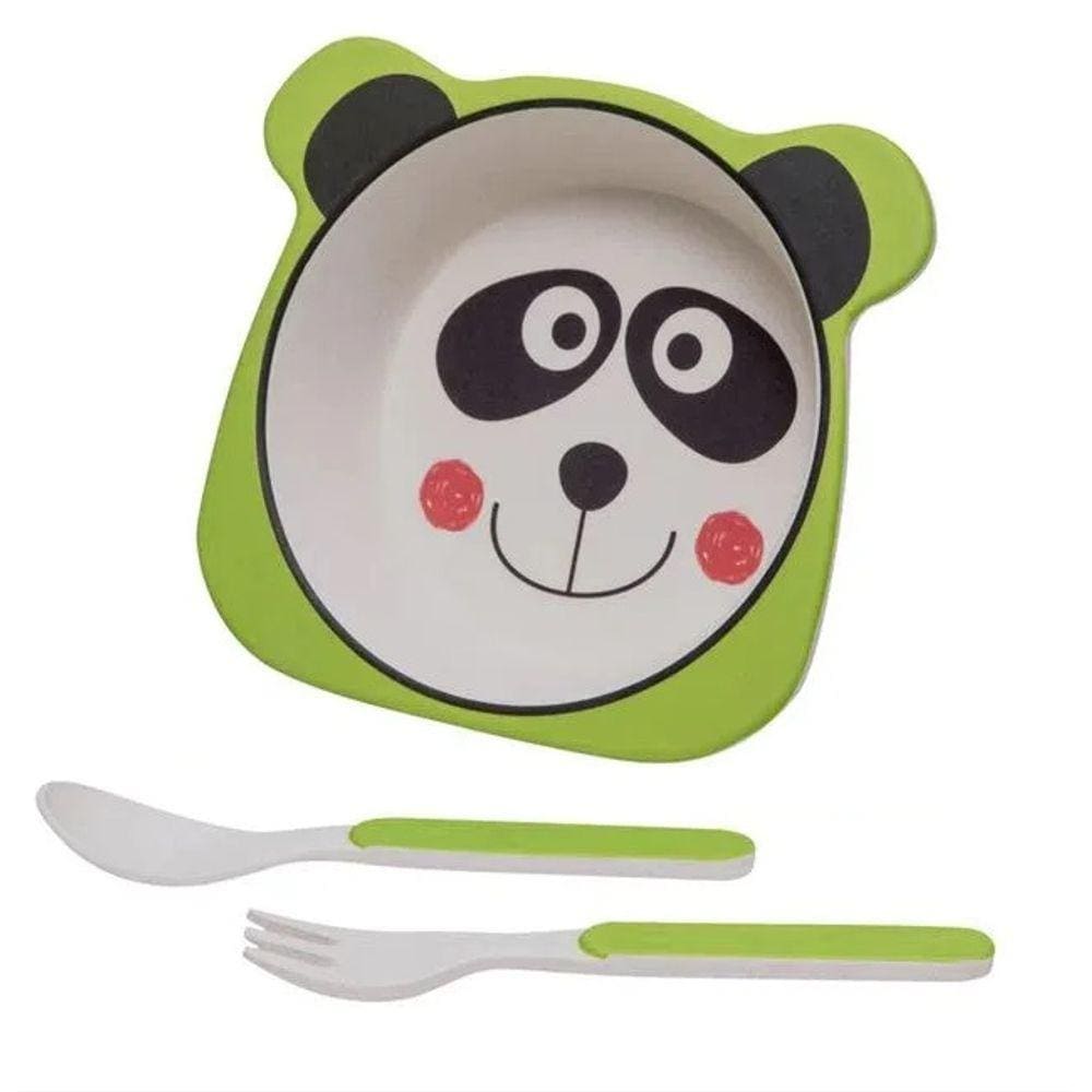 KIT ALIMENTAÇÃO INFANTIL GIROTONDO COALA ECO 3 pçs Verde