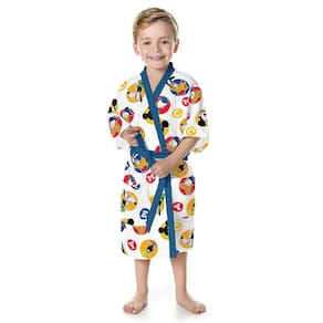 ROUPÃO INFANTIL MENINA FELPUDO LEPPER 2 À 10 ANOS Mickey