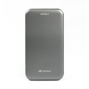 Case Gaveta para HD Externo 2,5" C3Tech USB 3.0 Cinza CH-350CB
