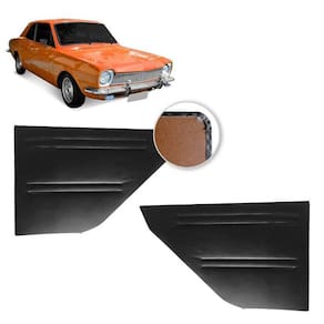 Forro De Porta Traseira Corcel Até 1977 Vinil Preto
