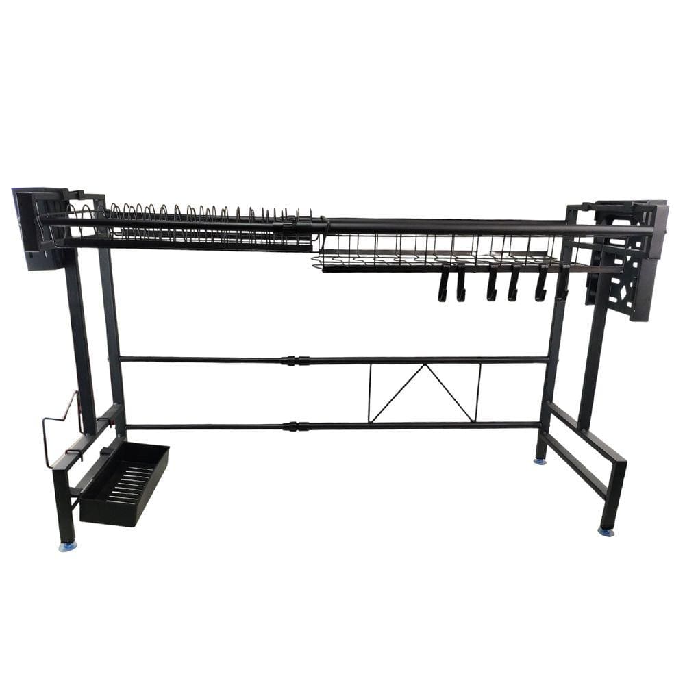 Cozinha Modular Escorredor Organizador Suspenso Ajustavel Bancada Pia Louça Copo Prato Utensilios Gancho Prateleira Resistente Duravel
