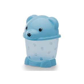Lixeira Infantil Urso Azul 2,6 Litros Adoleta