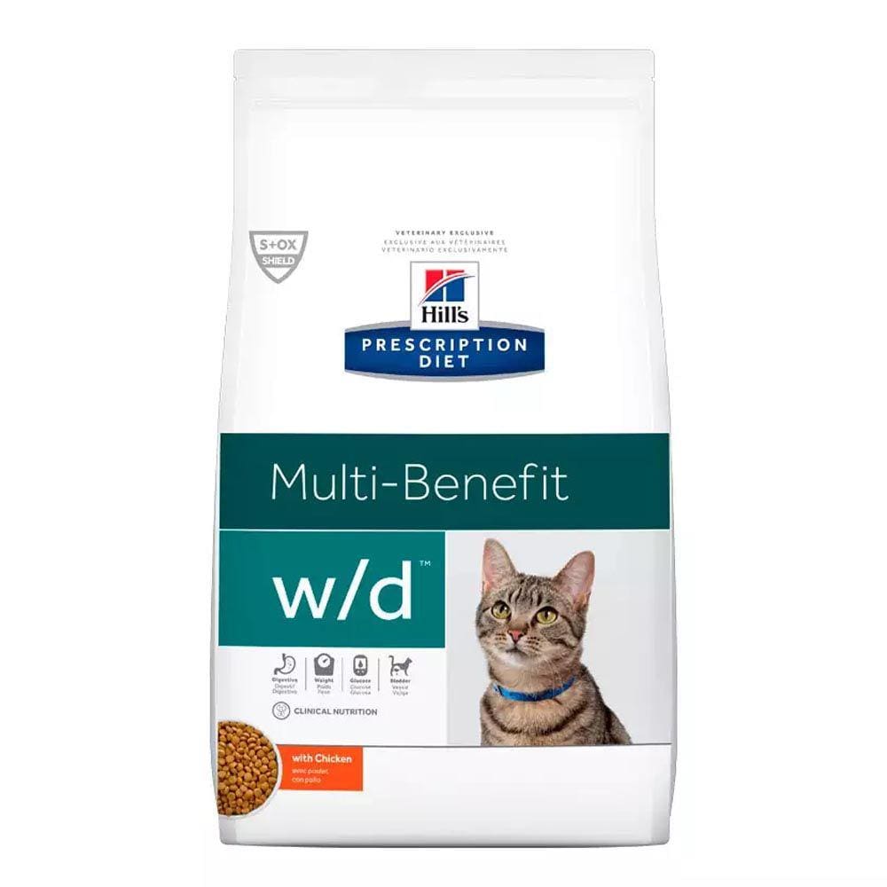 Racao Hills Prescription Diet  Gatos W/D Controle Digestivo E Peso 1,8Kg