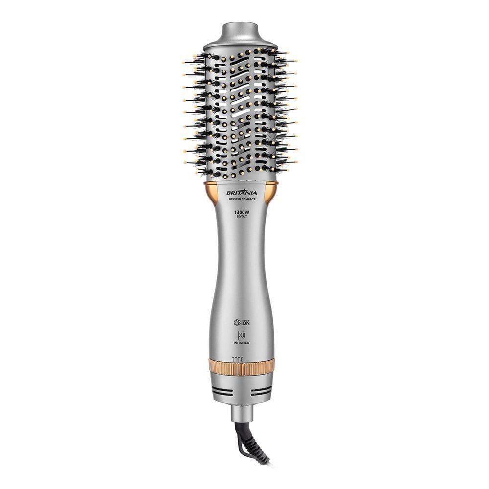 Escova Secadora Britânia Bes33sd Compact 4 Em 1 Bivolt 1300w Bivolt