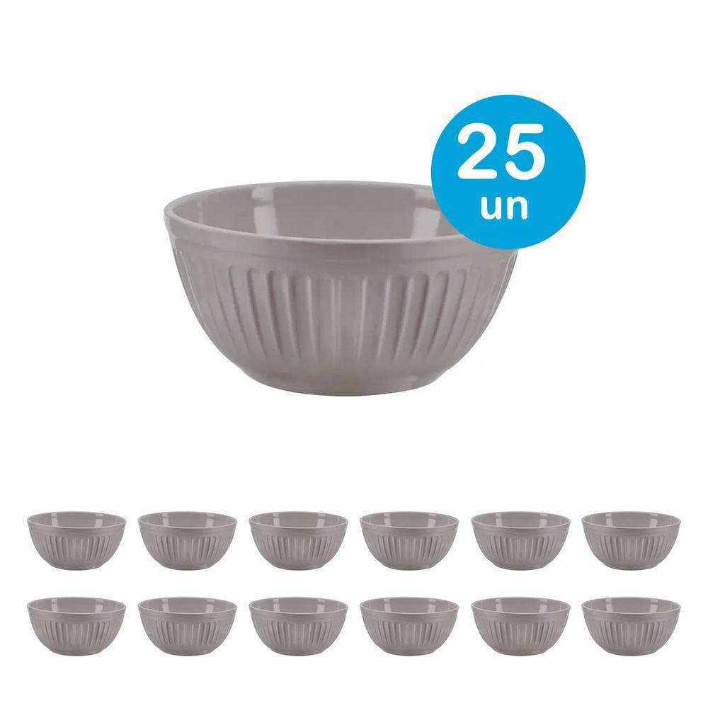 25un Tigela bowl Cumbuca Melamine Plissé 500ml caldo sopa
