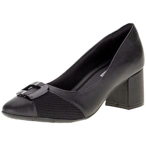 Sapato Feminino Salto Grosso Comfortflex - 2354403