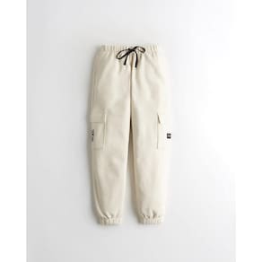 Calça De Moletom Jogger Social Tourist Cintura Alta Hollister