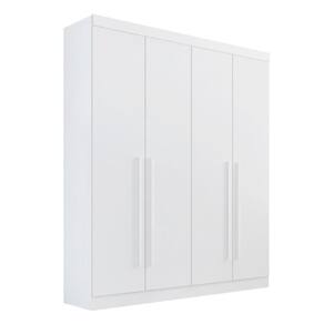 Guarda Roupa 4 Portas Da Vinci Branco
