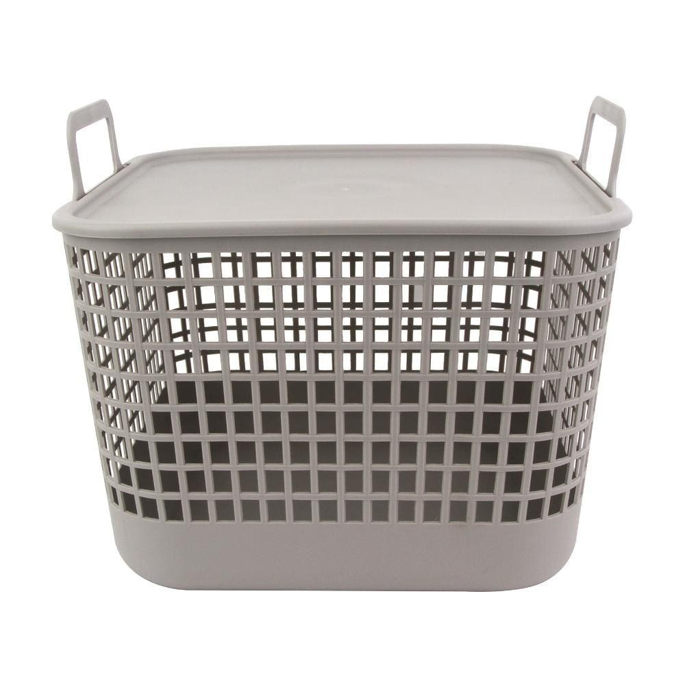 Caixa Organizadora com Tampa 35cm Cinza - A\\CASA