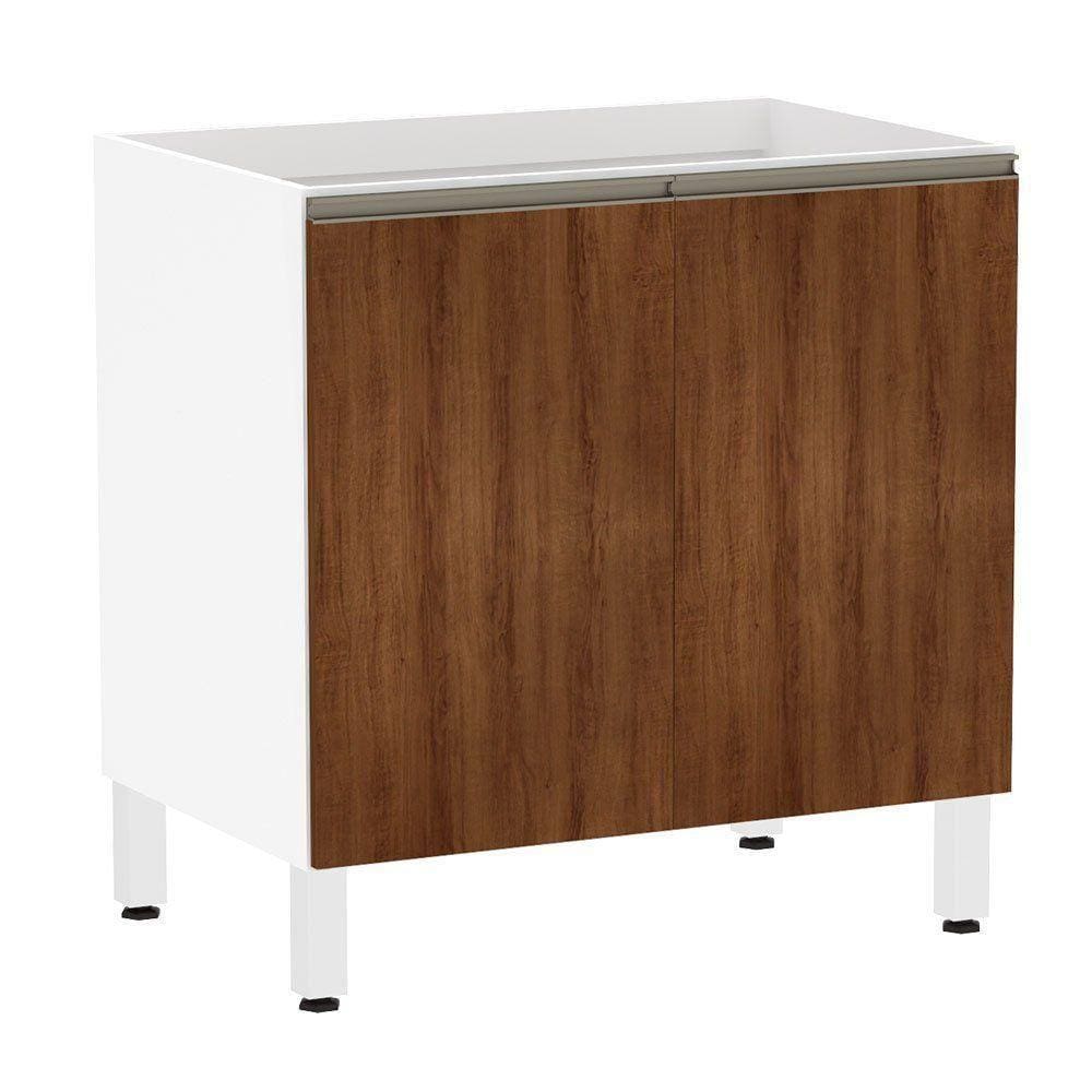 Balcão Sem Tampo 80cm Branco Com