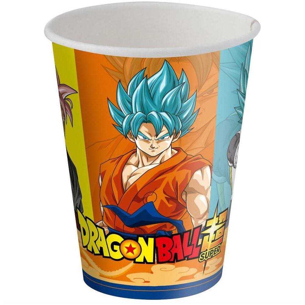Copo Papel 200ml Dragon Ball Festcolor 8un