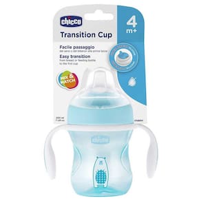 COPO CHICCO TRANSITION +4M BICO ANTIVAZAMENTO Azul