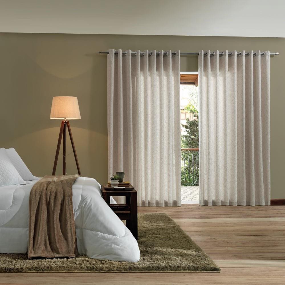 Cortina Para Sala Quarto Linho Corta Luz 3,00m x 1,70m