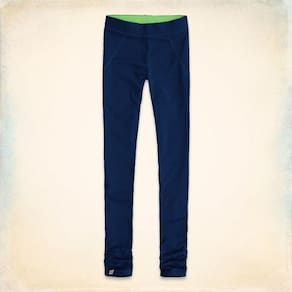 Hollister Calça Legging Azul Tamanho P